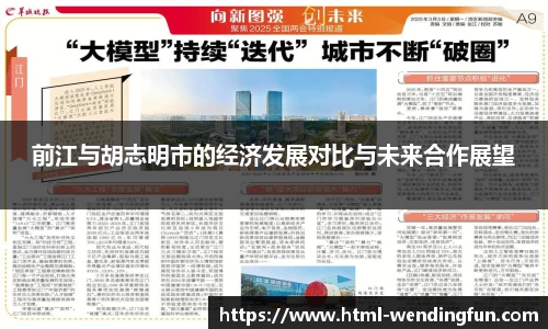前江与胡志明市的经济发展对比与未来合作展望