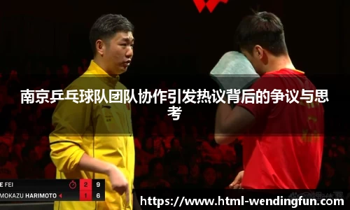 南京乒乓球队团队协作引发热议背后的争议与思考